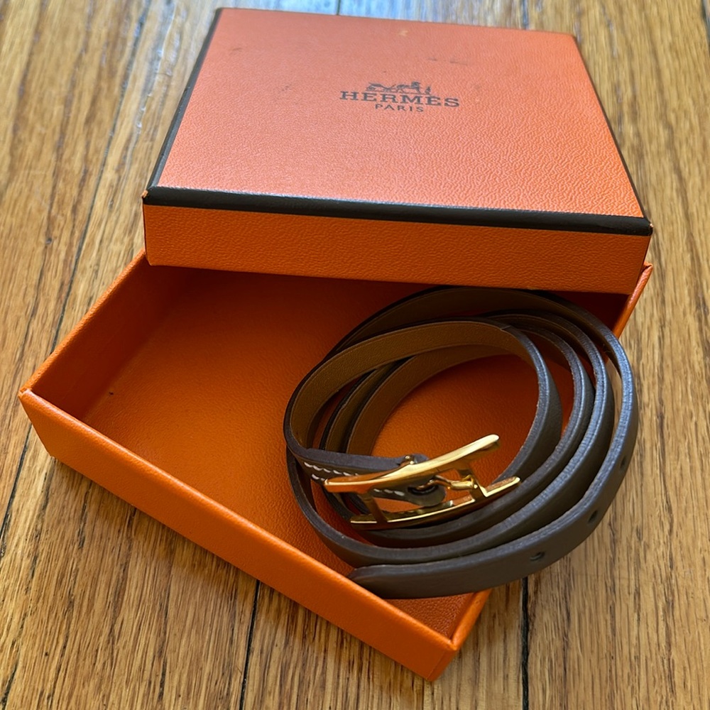 Vintage Hermes Behapi Double Tour Bracelet- NEVER WORN